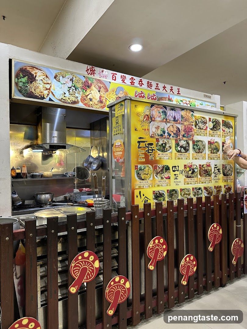 Food Stall Interior View