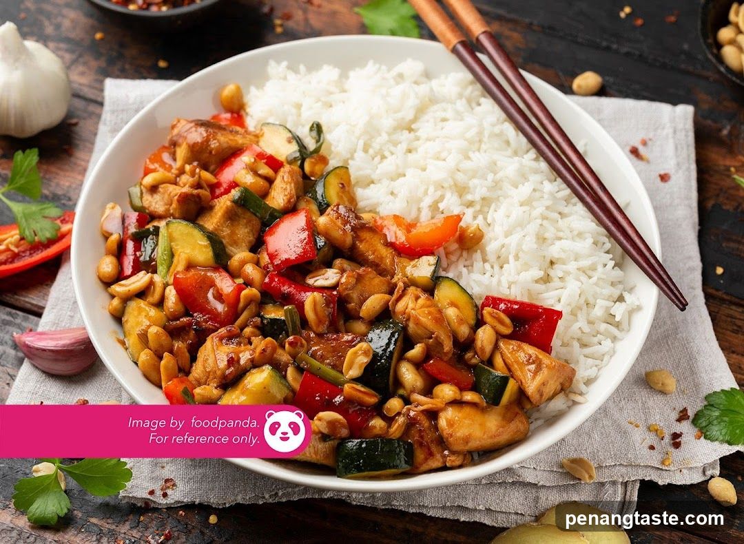 Kung Pao Chicken with Rice
