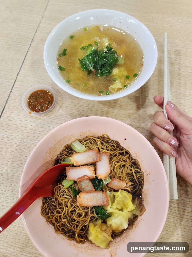 Noodle Meal with Soup