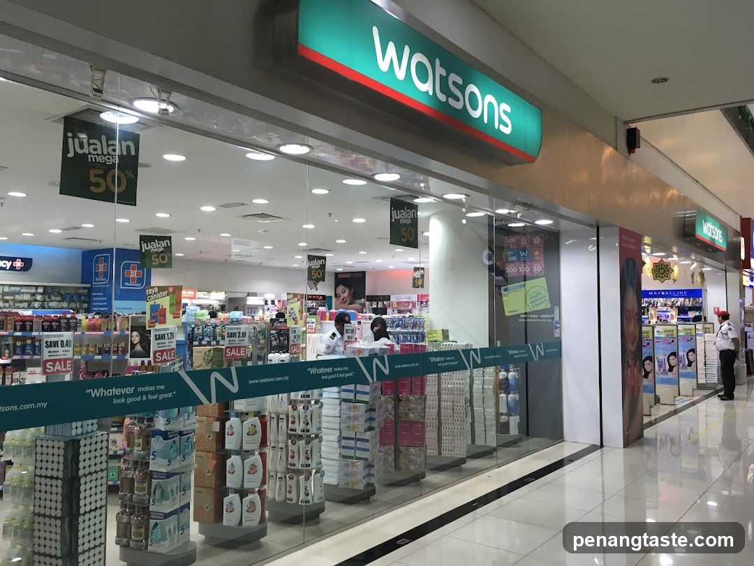 Watsons Storefront in Mall