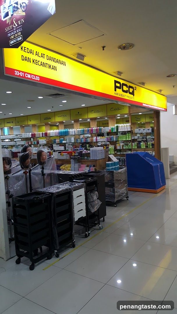 PCQ Hair & Beauty Products Store Interior