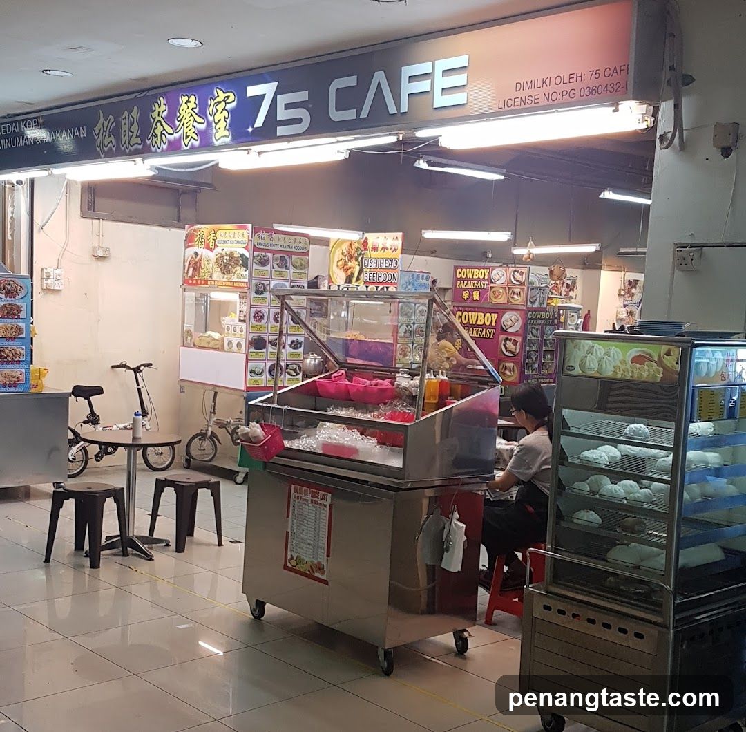 75 CAFE Food Stall Interior