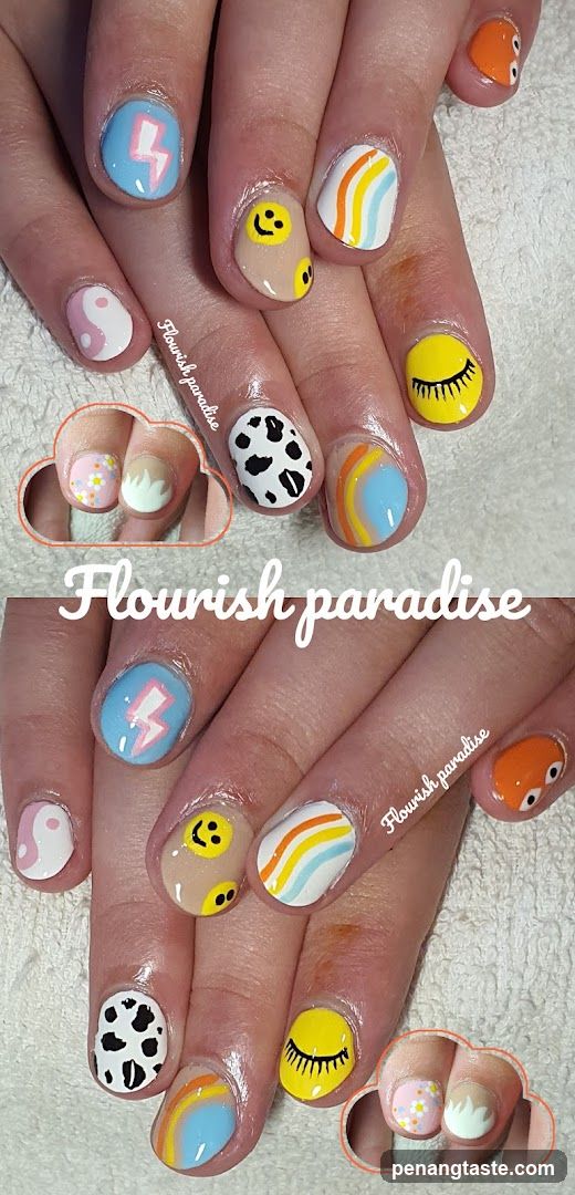 Flourish Paradise Nail Art Design