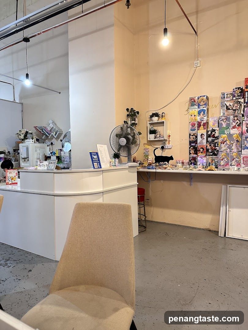 Interior of a shop or cafe space
