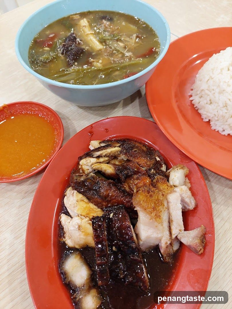 Hainanese Chicken Rice Meal