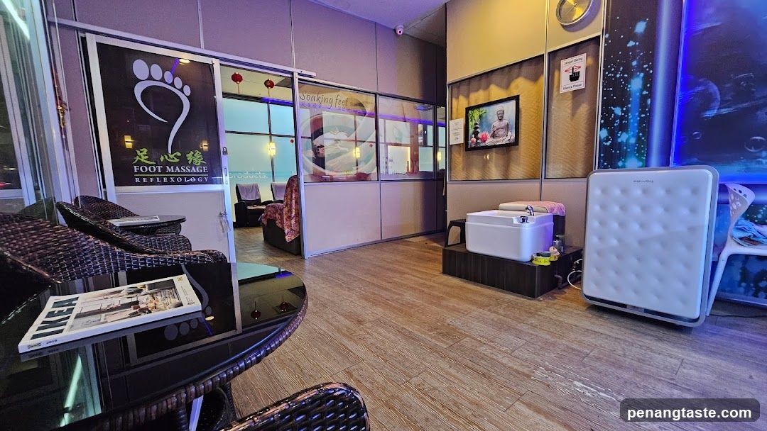Interior of a Foot Massage and Reflexology Salon