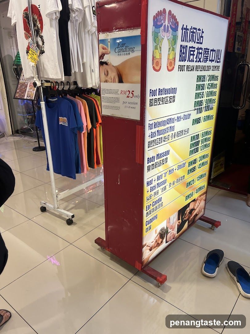 Relaxation Center Interior Display