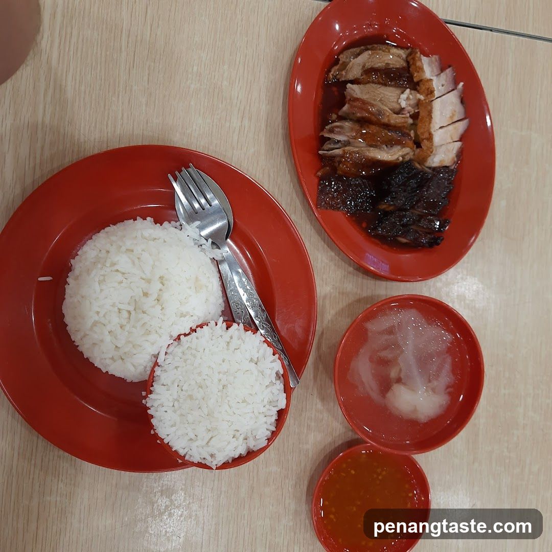 Roast Chicken Rice Meal