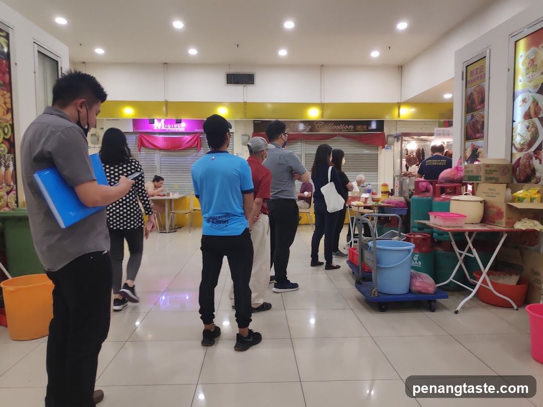 Food Stall Interior Scene