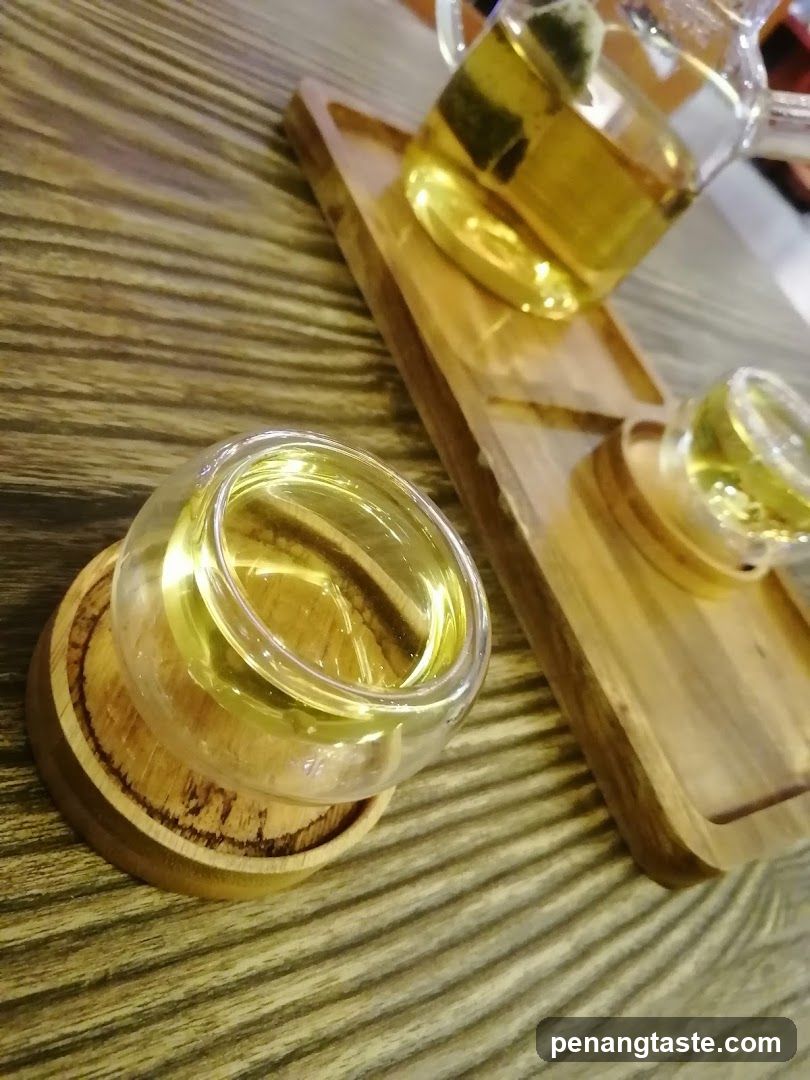 Tea Set on Wooden Table