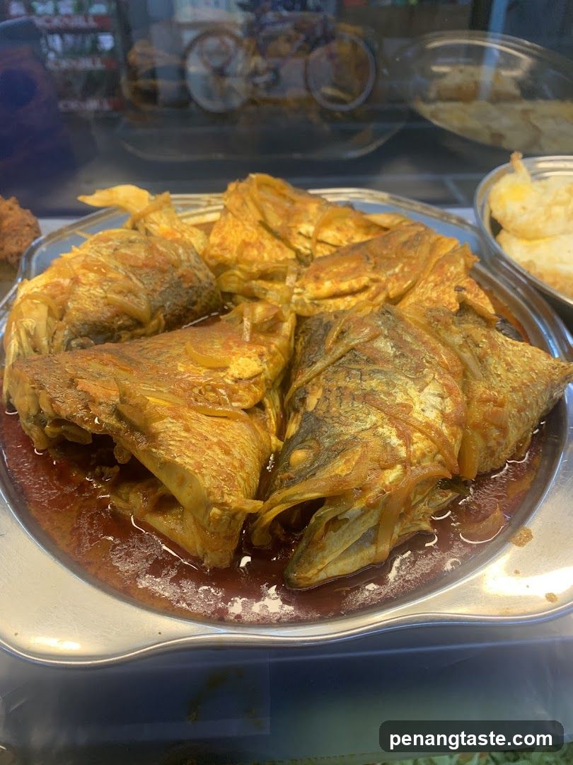 Fried Fish Dish Display