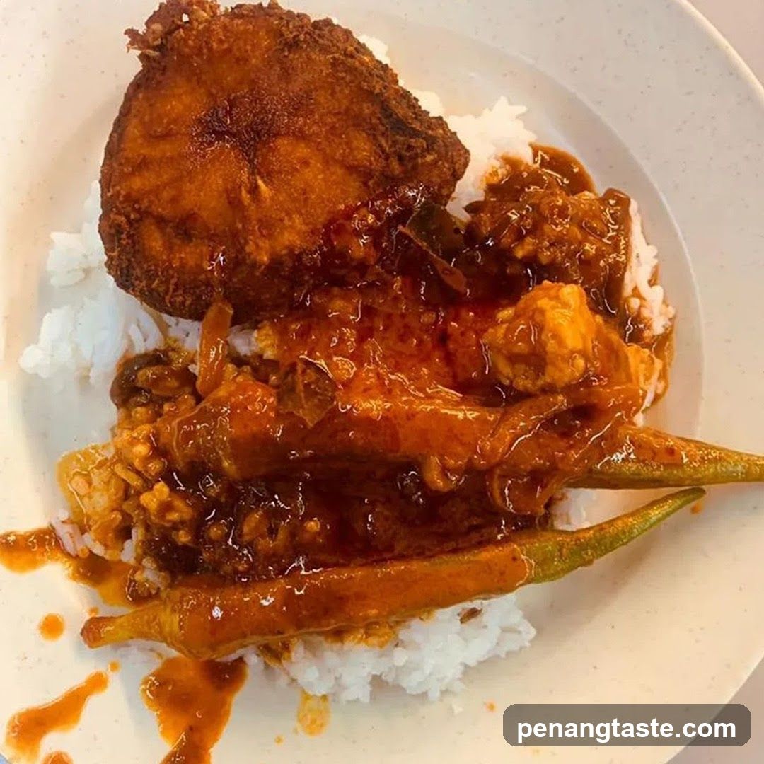 Fried Fish with Curry Sauce and Rice
