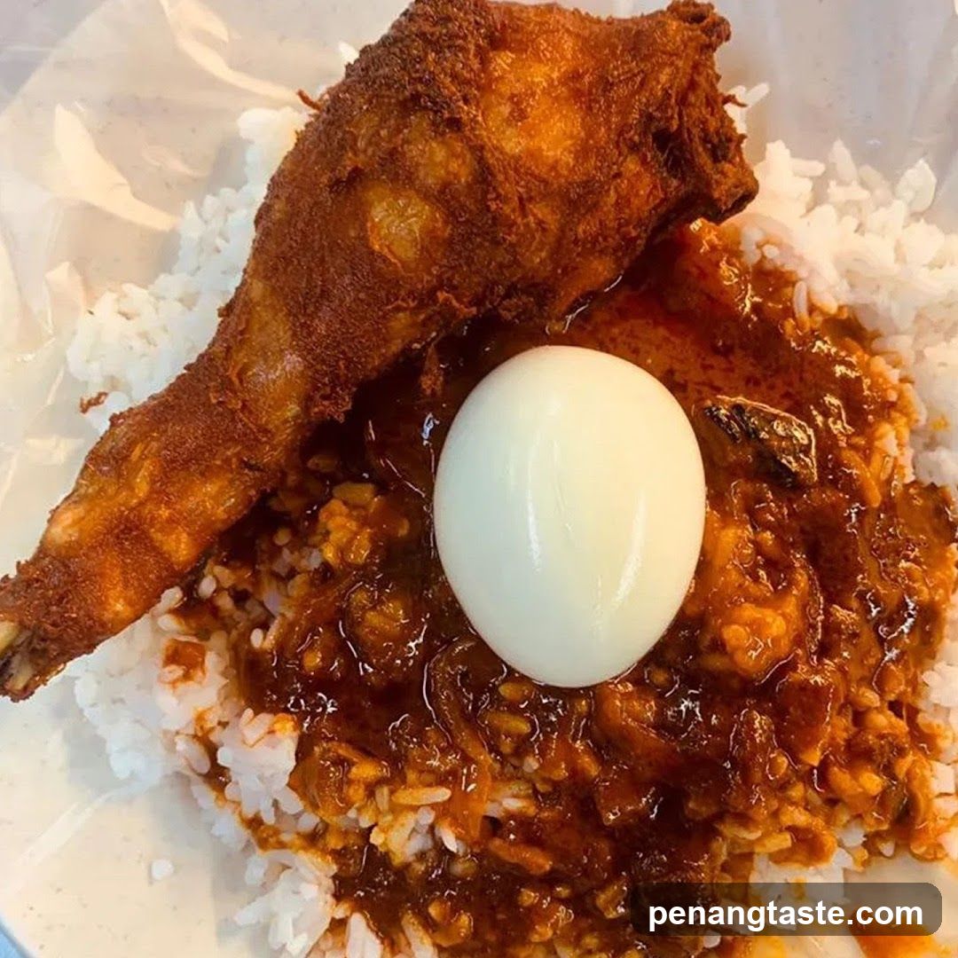 Fried Chicken Rice Bowl with Sauce and Boiled Egg