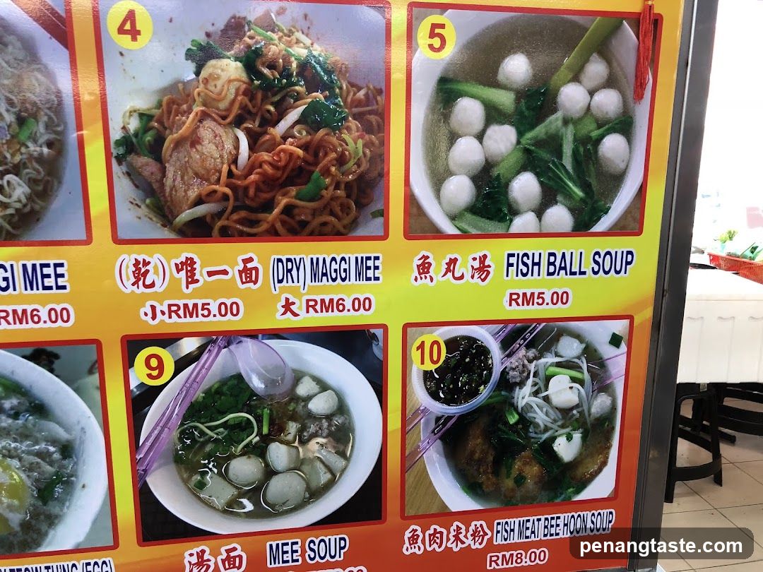 Noodle and Soup Menu Board