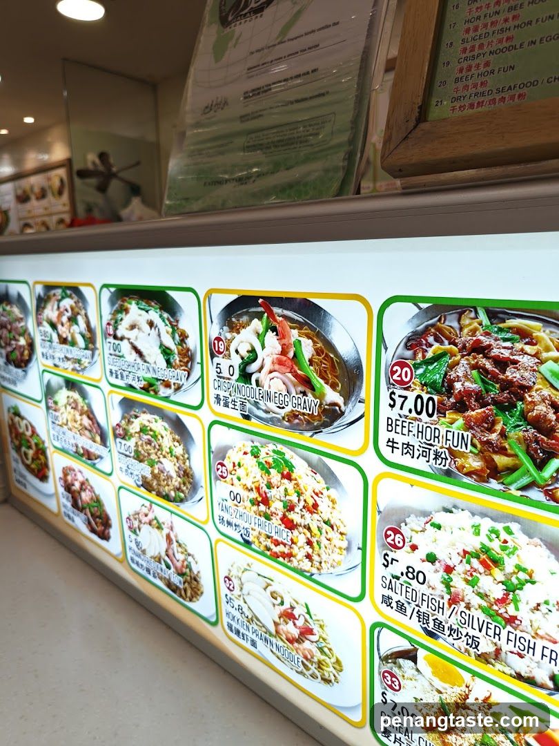 Food Menu Board Display