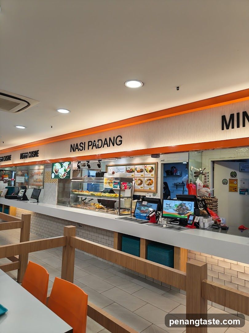 Nasi Padang Counter Interior