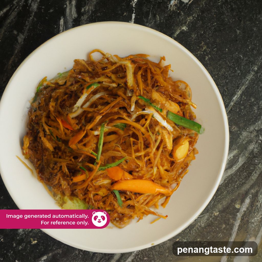 Stir-fried noodles with vegetables