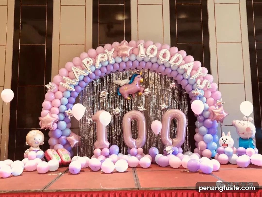 100 Days Party Decoration