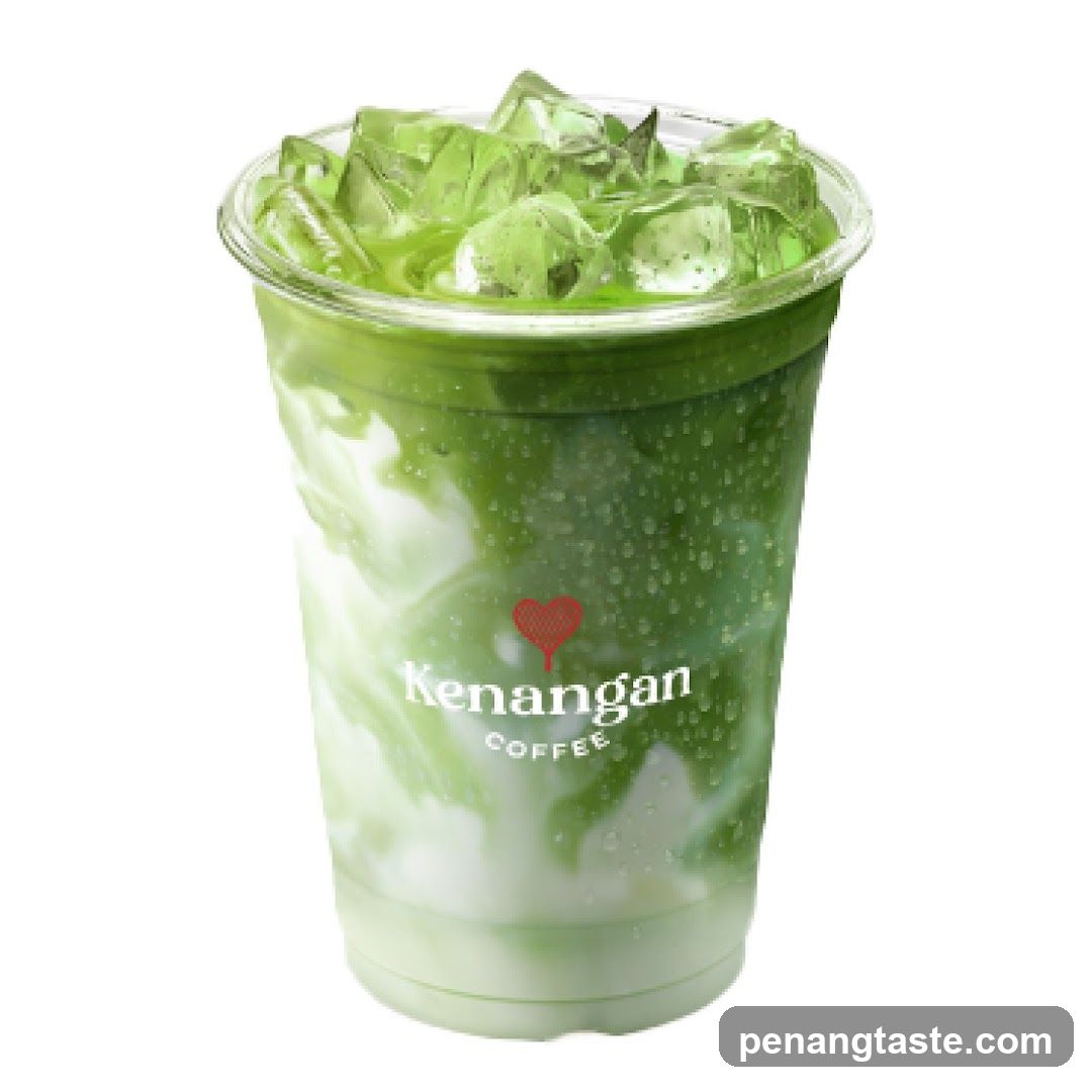 Iced Green Coffee Drink