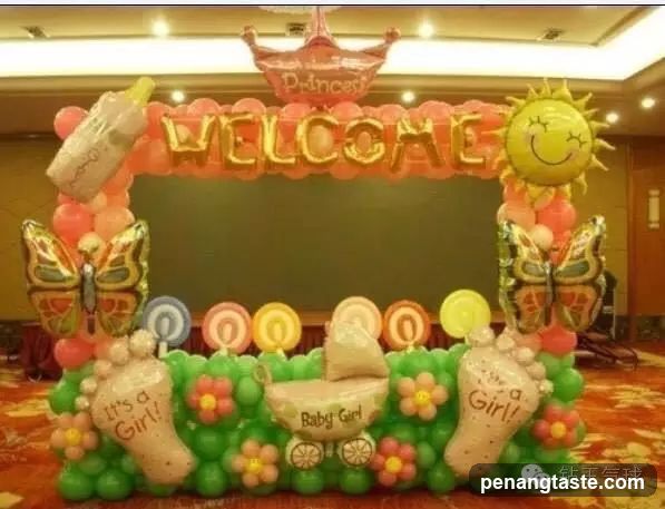 Baby Shower Balloon Decor