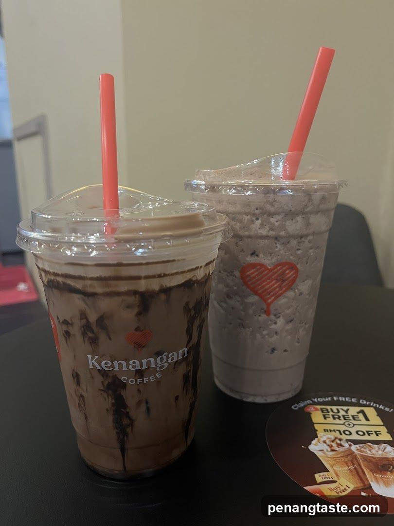 Iced Coffee Drinks at Kenangan Coffee