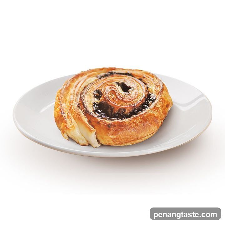Cinnamon Roll on Plate