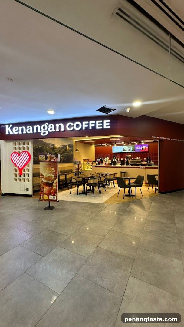 Kenangan Coffee Shop Interior