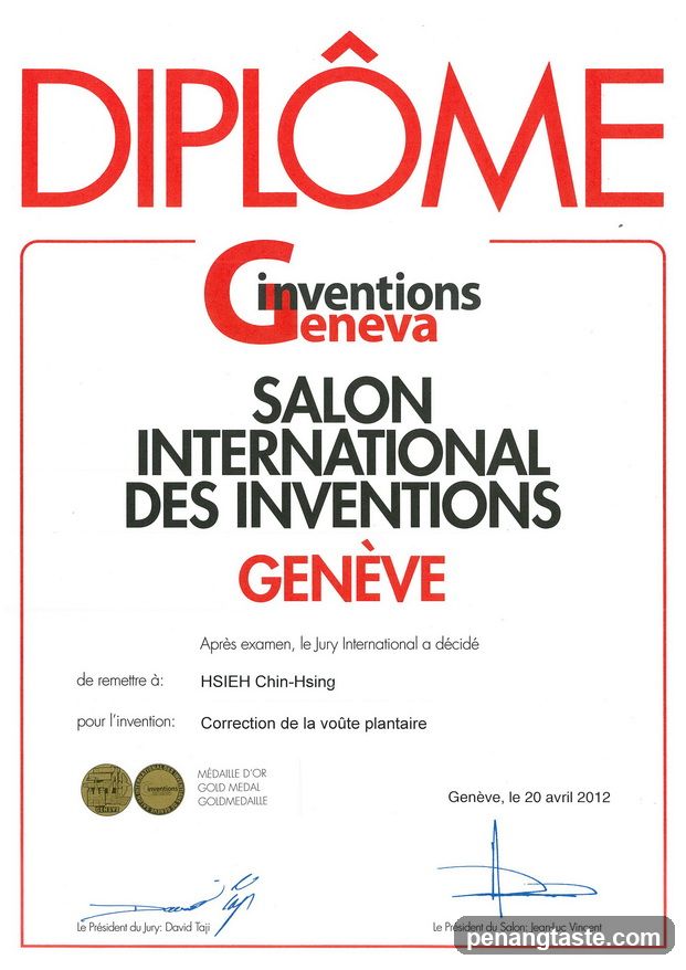 Diplôme Inventions Geneva