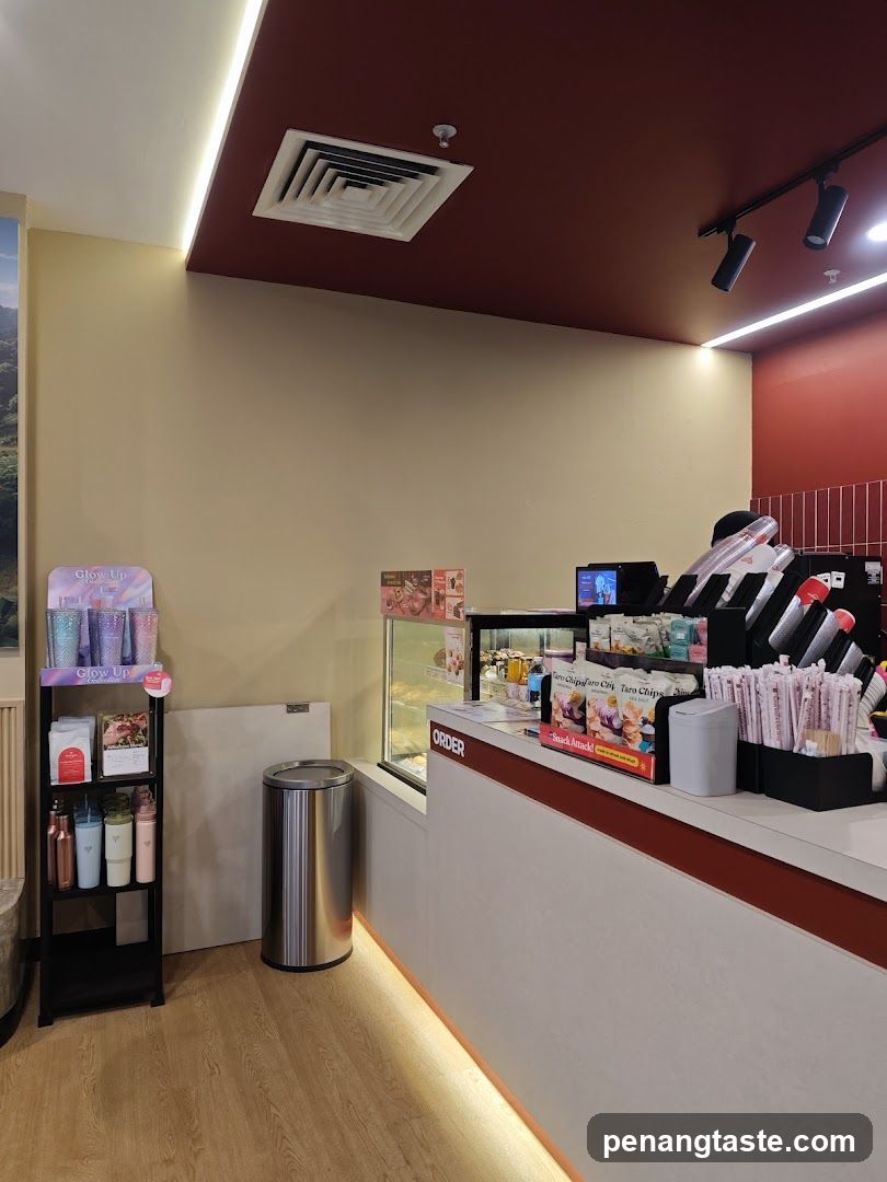 Interior of a modern retail store