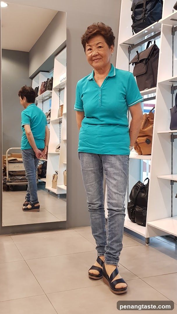 Woman in Store Interior
