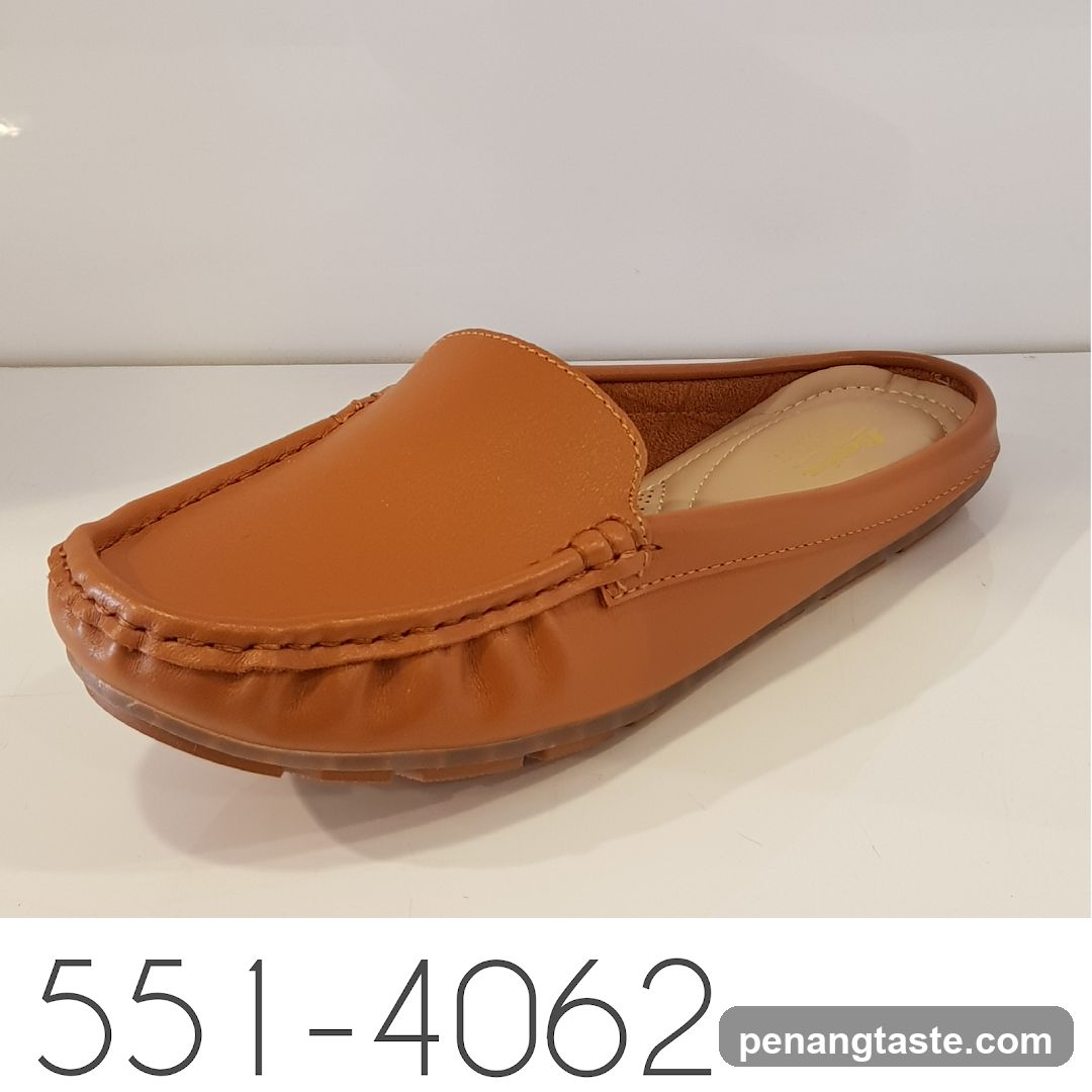 Brown Leather Mule Shoe