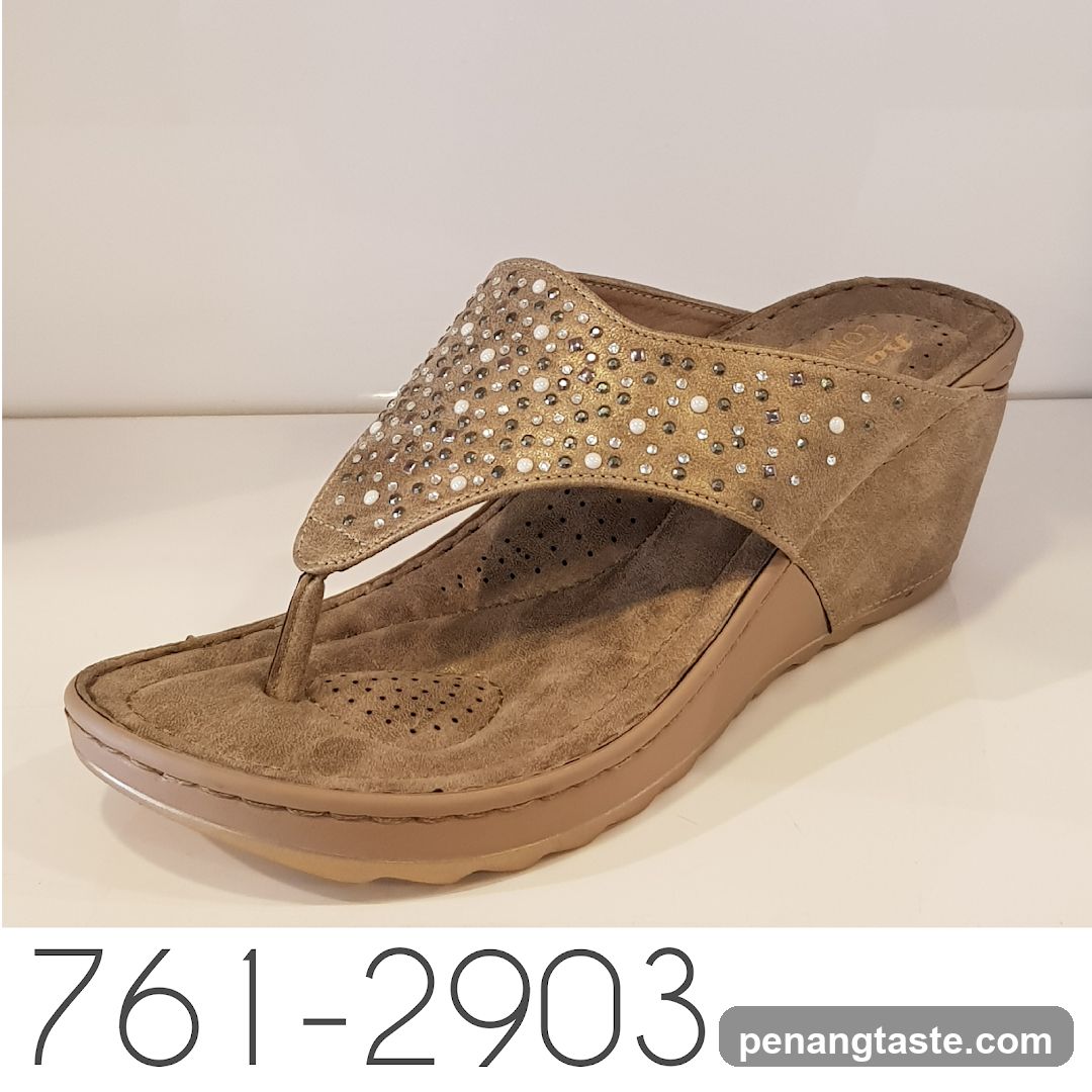Studded Wedge Sandal
