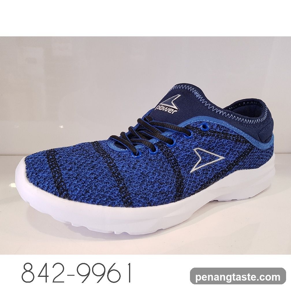 Blue Athletic Shoe Display