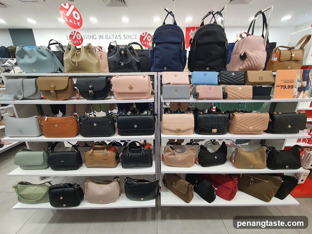 Bata's Handbag Display