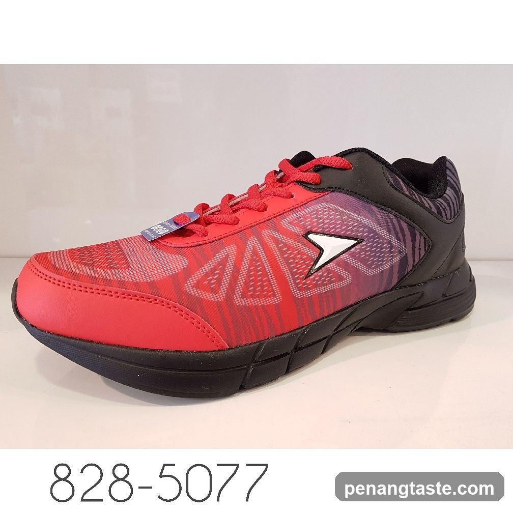 Red and Black Athletic Shoe