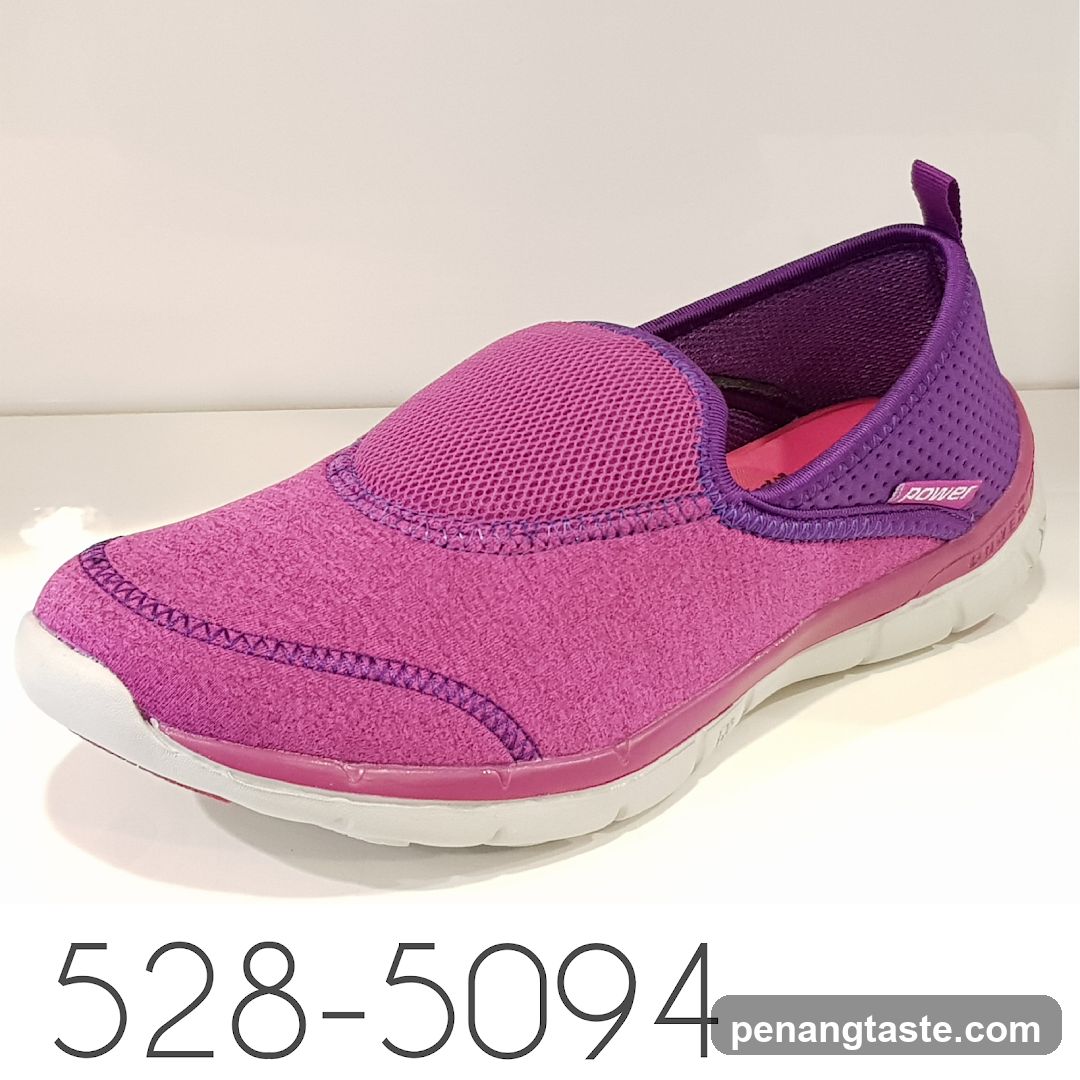 Pink and Purple Slip-On Shoe