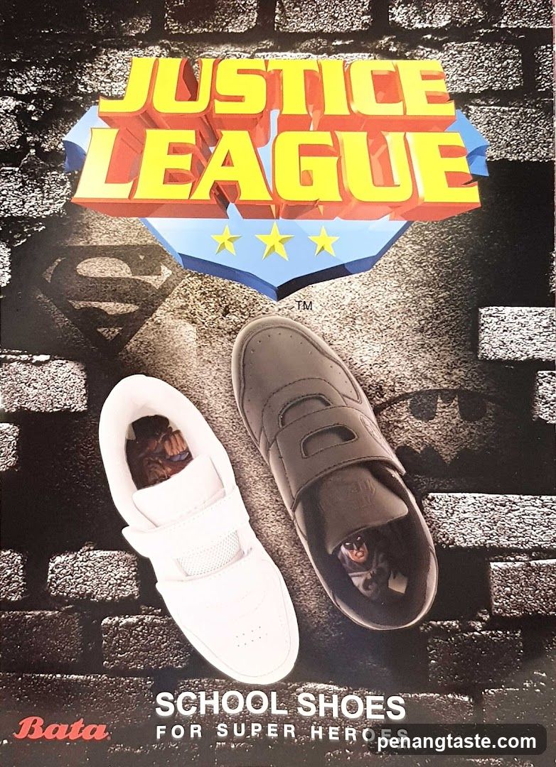 Justice League School Shoes Ad