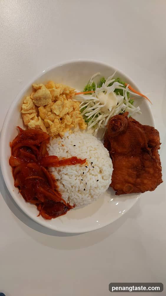 Fried Chicken Rice Bowl