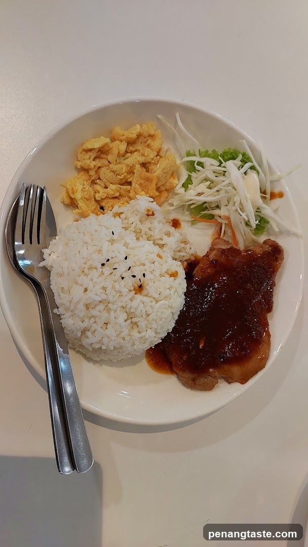 Pork Chop with Rice and Egg