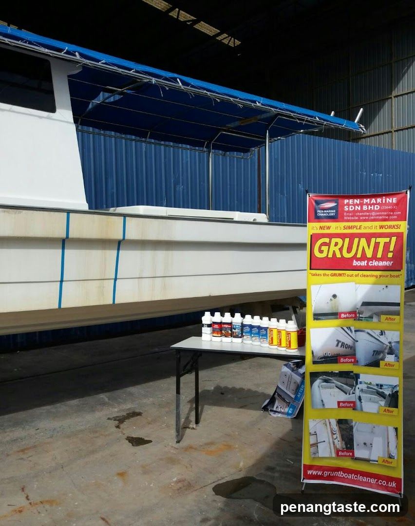 Boat Cleaner Display