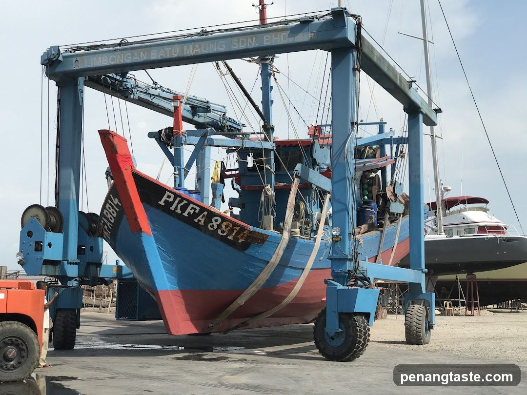 Fishing Boat Under Repair