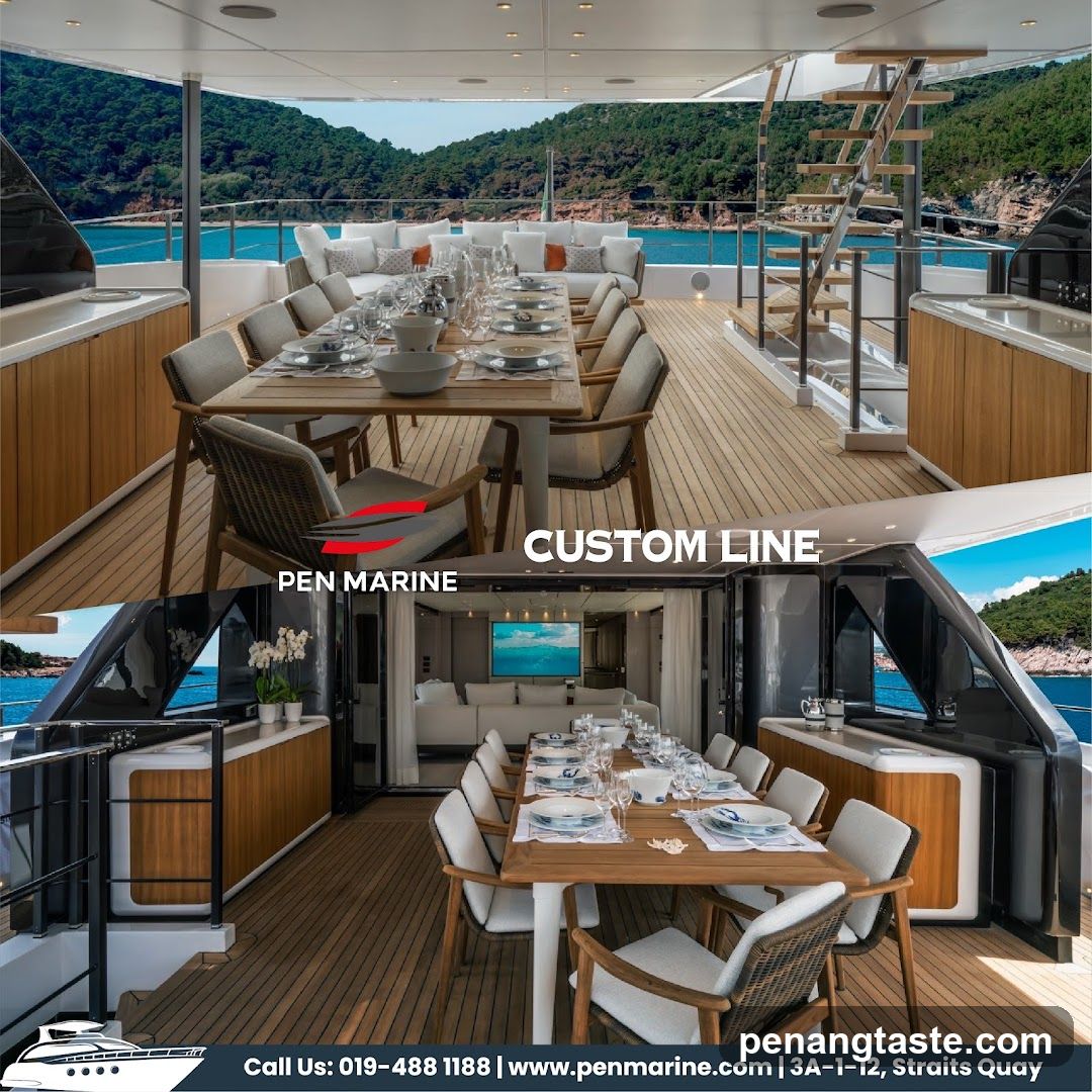 Yacht Interior and Exterior View
