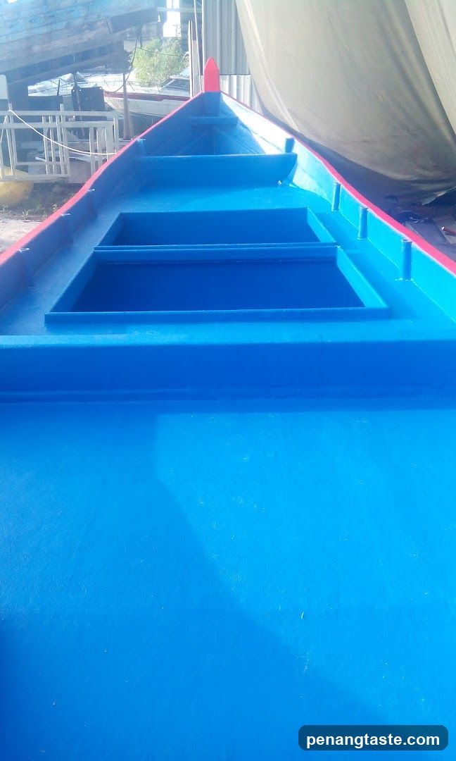 Blue Boat Interior