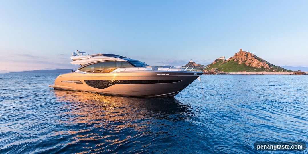Luxury Yacht at Sea
