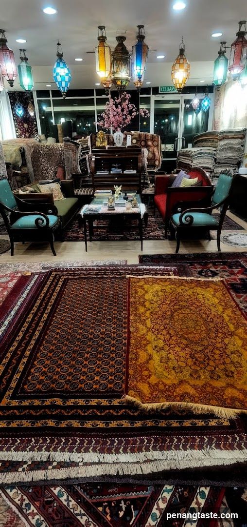 Rug and Furniture Display Interior