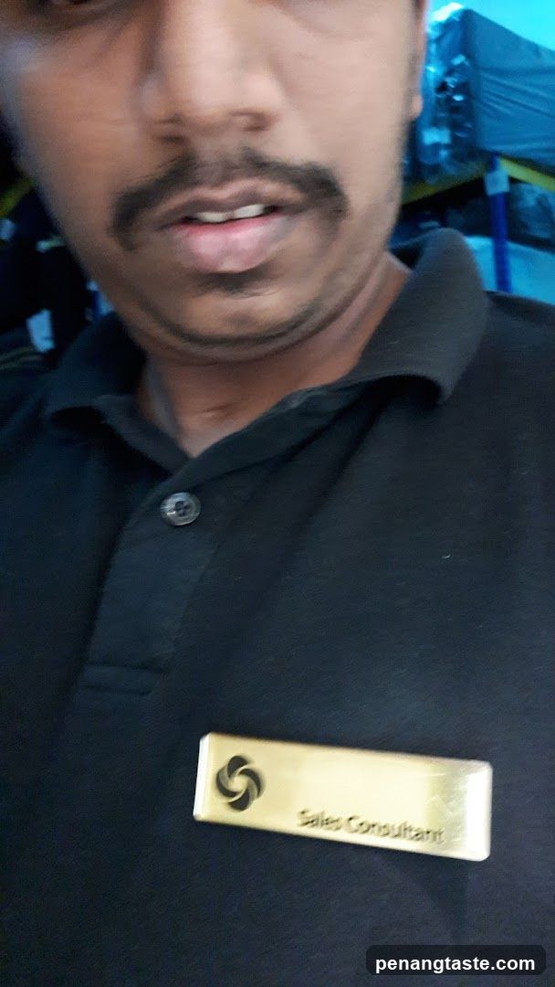 Sales Consultant in Black Polo Shirt