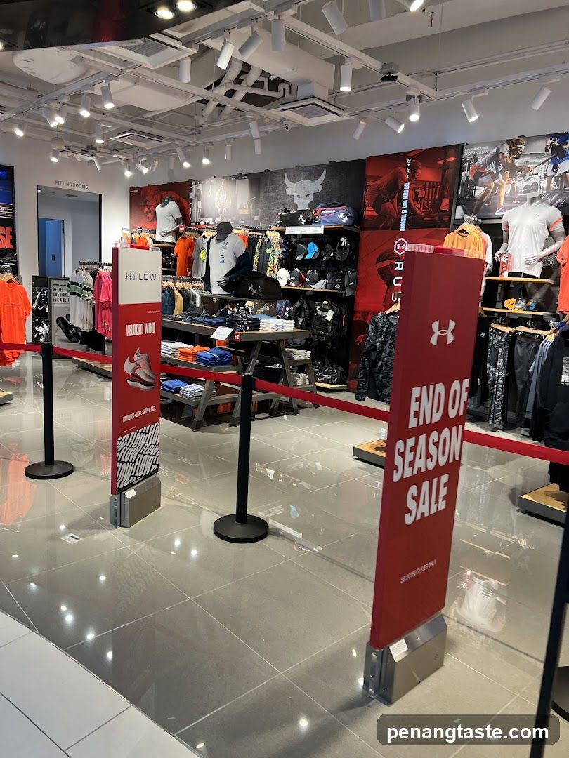 End of Season Sale Store Interior