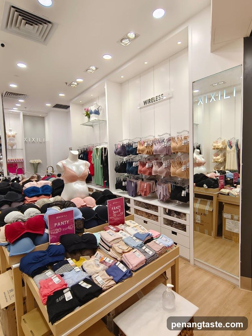 Xixili lingerie store interior