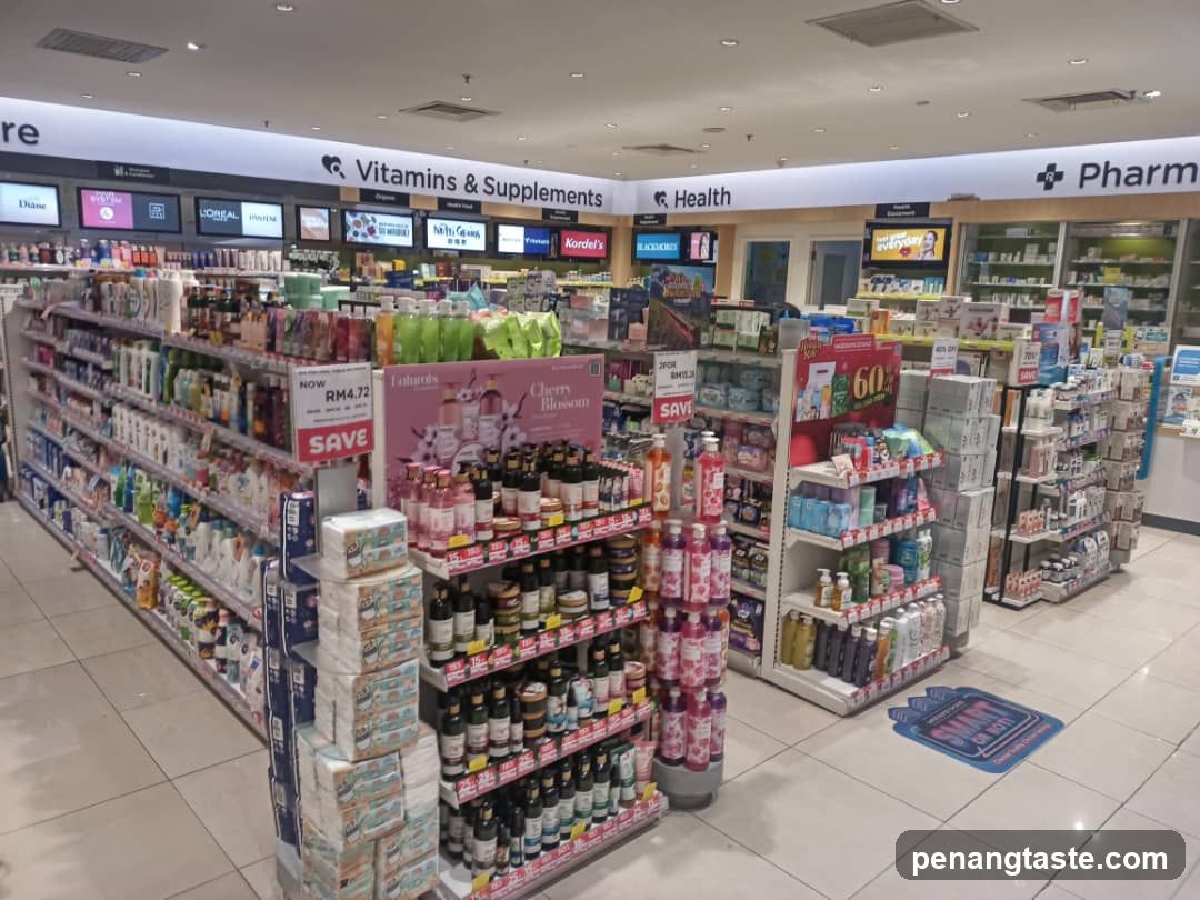 Pharmacy Interior Aisle View