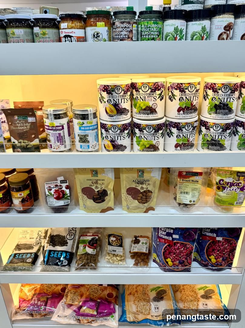 Dried Fruits and Nuts Display